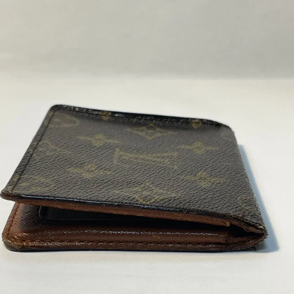 Louis Vuitton Porte 2 Cartes Monogram Canvas Slim ID Wallet - Preowned